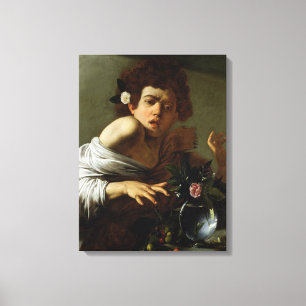 Boy Bitten von einer Lizard, c.1595-1600 (Öl auf L Leinwanddruck