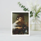 Boy Bitten von einer Lizard, c.1595-1600 (Öl auf L Postkarte (Stehend Vorderseite)