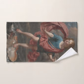 "Boy Blaswing Soap Bubbles" Kunsthandtuch Handtuch (Handtuch)