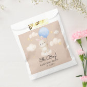 Boy Blue Balloon Niedlich Bunny Baby Dusche Geschenktütchen (Versiegelt)