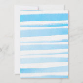 Boy Blue Pumpkin ist auf dem Weg Babydusche Einladung (Rückseite)