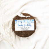 Boy Blue Sweetheart Baby Shower Books for Baby Begleitkarte