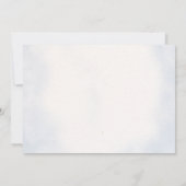 Boy Blue Teddy Bear Balloons Erstes Geburtstags-Fo Einladung (Rückseite)