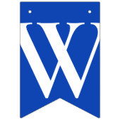 BOY BLUE "Welcome Baby" BABY SHOWER Wimpelkette (Zweite Fahne)