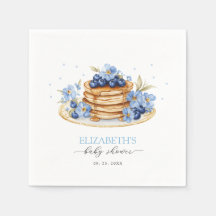 Boy Blueberry Pancake Baby Brunch Babydusche
