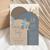 Boy Bohemisch Baby Shower Einladung