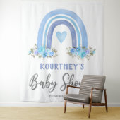 Boy Boho Rainbow Baby Shower Wandteppich (Beispiel)