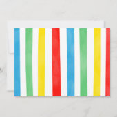 Boy Bounce Foto Einladung (Rückseite)