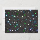 Boy Bowling Invitation Glow Neon Joint Birthday Einladung (Rückseite)