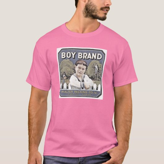 Boy Brand verblasst T-Shirt (Vorderseite)
