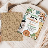 Boy Brown Green ruft alle Party Tiere zum Geburtst Einladung