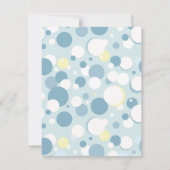 Boy Bubble Bath Baby Dusche Einladung (Rückseite)