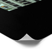 Boy Bungee Jumping vom Sky Tower Poster (Ecke)