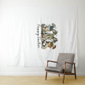 Boy Bunny Rabbit Duck Camouflage Camouflage Hat Ba Wandteppich (Beispiel (Horizontal))