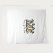 Boy Bunny Rabbit Duck Camouflage Camouflage Hat Ba Wandteppich (Vorderseite (Horizontal))