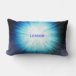 Boy Burst of Light Throw Kissen