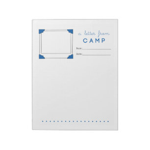 Boy Camp Stationery Camp Letter Notizblock