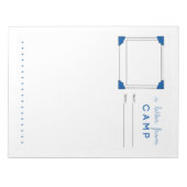 Boy Camp Stationery Camp Letter Notizblock (Vorderseite)