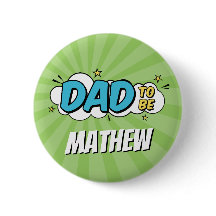 Boy Comic Book Superhero Baby Dusche Vater