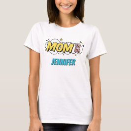 Boy Comic Book Superhero Kinderdusche Mama T-Shirt