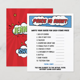 Boy Comic Book Superhero Kinderdusche Preisspiel