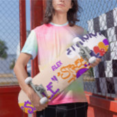 Boy Comic Pop Art Skateboard