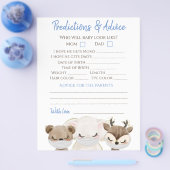 Boy Covid Baby Dusche Doppelspiel Flyer (Einzeln)