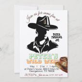 Boy Cowboy zum Geburtstag Einladung, Editierbar me Einladung (Vorderseite)