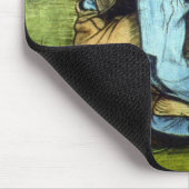 Boy Cutting Grass with Sickle von Vincent van Gogh Mousepad (Ecke)