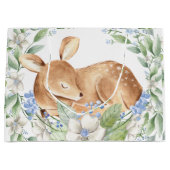 Boy Deer Baby Shower Baby Geschenk Große Geschenktüte (Vorderseite)