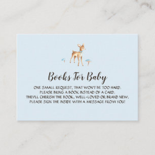 Boy Dei mit Pilzen Buchanfrage Begleitkarte