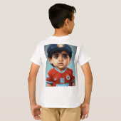 Boy Design T - Shirt (Schwarz voll)
