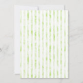 Boy Dinosaur Baby Dusche Einladung (Rückseite)