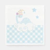 Boy Dinosaurier Schlafen Serviette (Vorderseite)