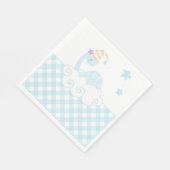 Boy Dinosaurier Schlafen Serviette (Ecke)