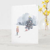 Boy Discovers Karte (Gelbe Blume)