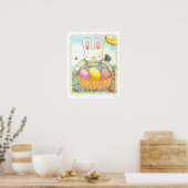 Boy Easter Bunny Poster (Küche)