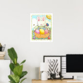 Boy Easter Bunny Poster (Heimbüro)