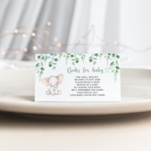 Boy Elefantenbücher für die Baby-Ticket-Eintrittsk Begleitkarte