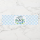 Boy Elephant Baby Dusche Wasserflaschen Labels Wasserflaschenetikett (Einzelnes Label)
