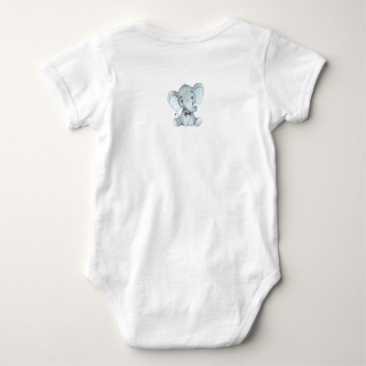 Boy Elephant Baby Shirts (Rückseite)