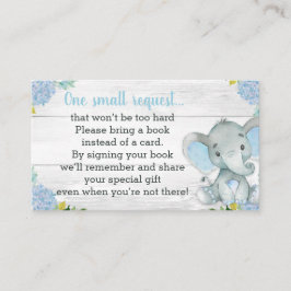 Boy Elephant Baby Shower Buy Request Card Begleitkarte
