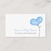 Boy Elephant Babydusche Windelwanne Begleitkarte (Rückseite)