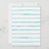 Boy Elephant Geburtstagsparty Einladung (Rückseite)