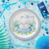 Boy Elephant Prince Baby Shower Teller (Party)