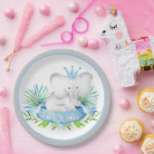 Boy Elephant Prince Baby Shower Teller (Party)