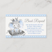 Boy Elephant Prince Buchanfrage Begleitkarte (Vorderseite)