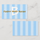 Boy Enclosure Cards Begleitkarte (Vorne/Hinten)