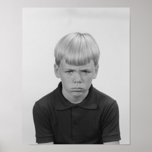 Boy Facial Expressions Poster (Vorne)