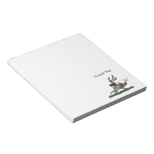 Boy Fairy fährt auf Turtle Notepad Notizblock (angewinkelt)